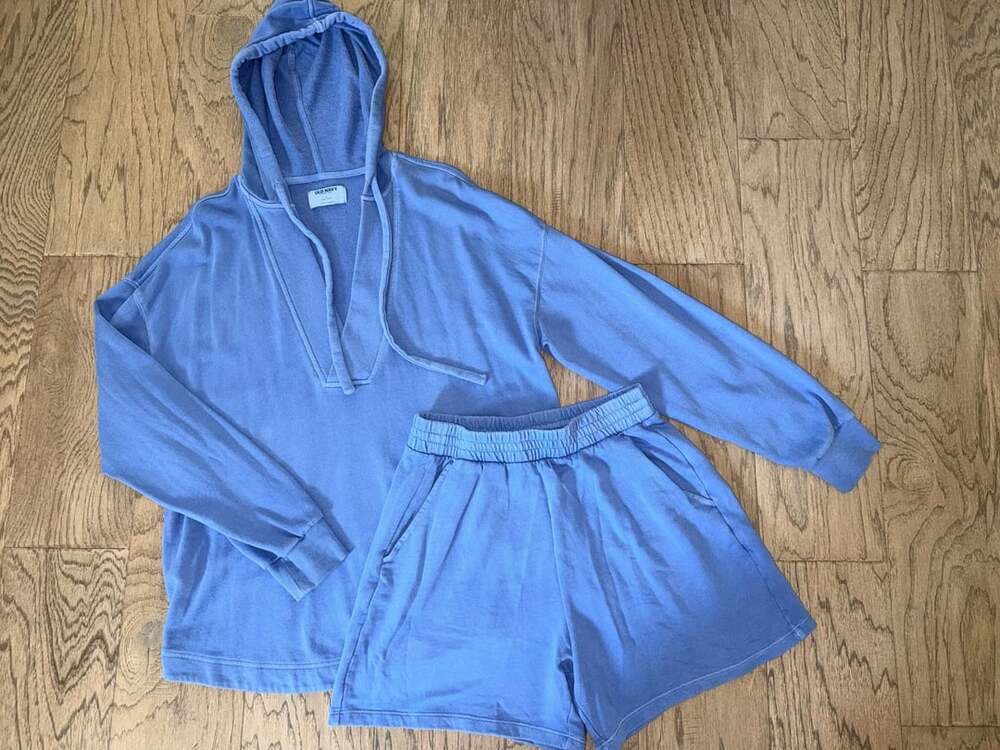 Old Navy SoComfy Terry Hoodie and Shorts Matching Set